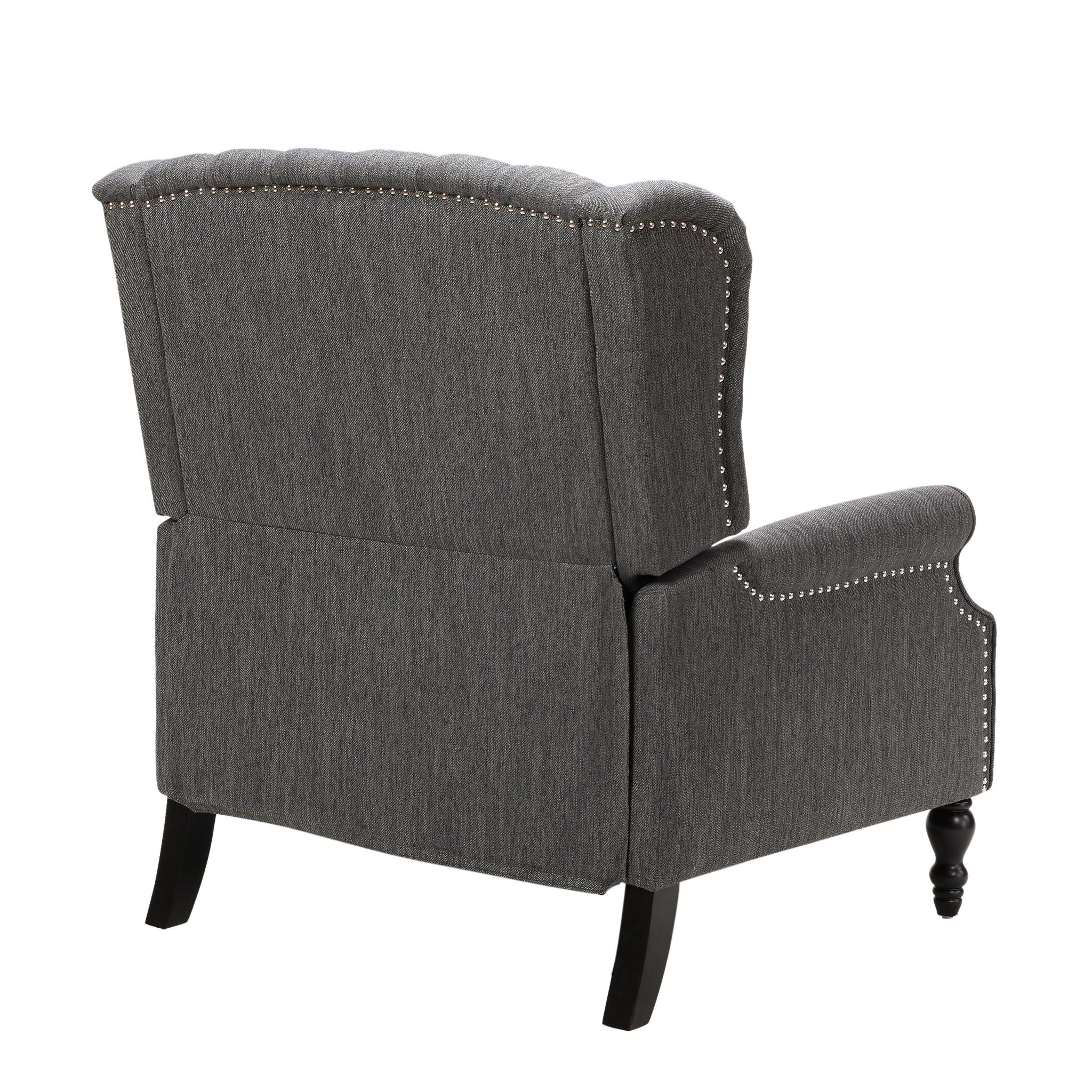 Dunham Contemporary Fabric Tufted Oversized Pushback Recliner by HouseOfZazla