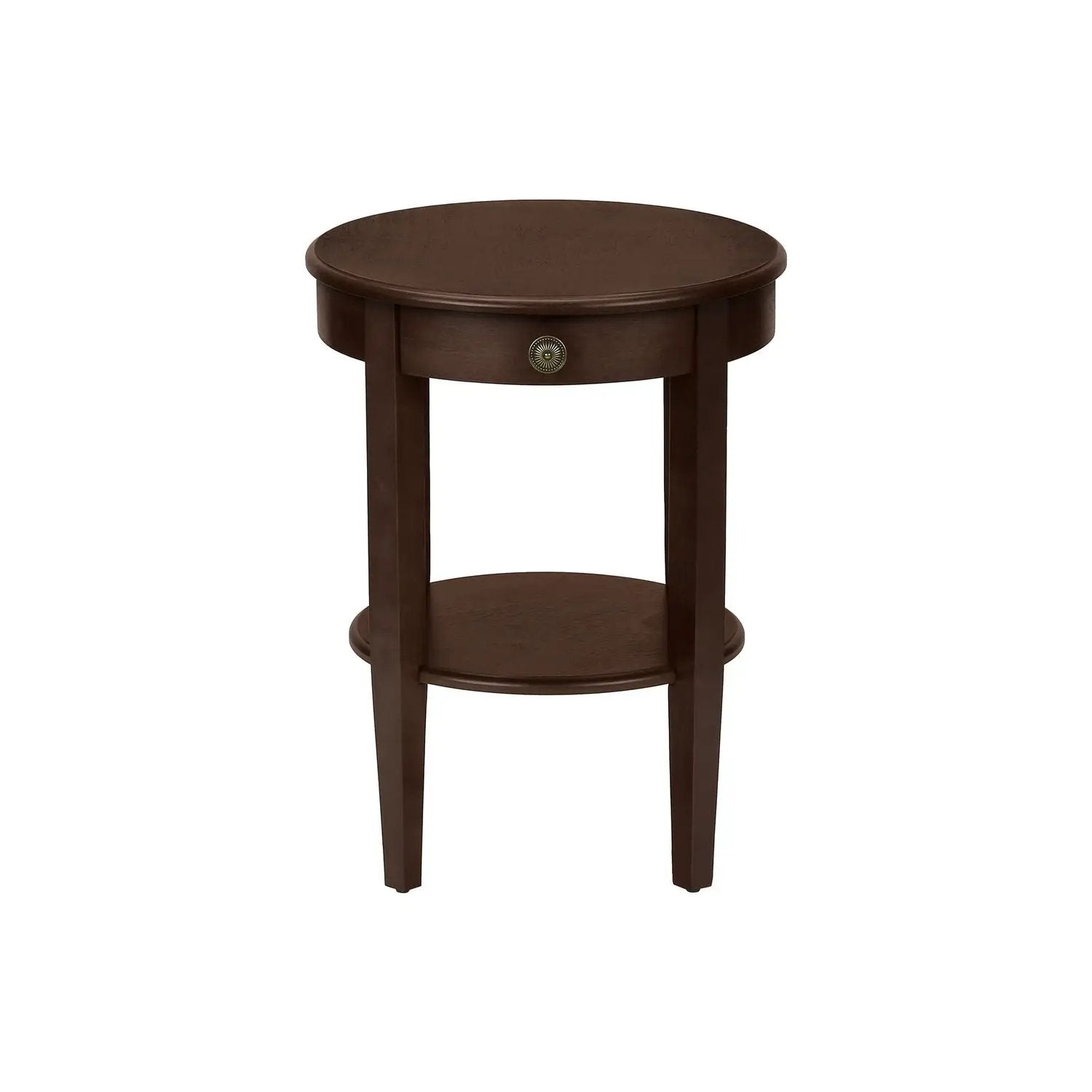 Accent Table, 2 Tier, Transitional - Espresso by Unique Piece Furniture