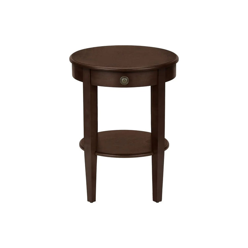 Accent Table, 2 Tier, Transitional - Espresso by Unique Piece Furniture