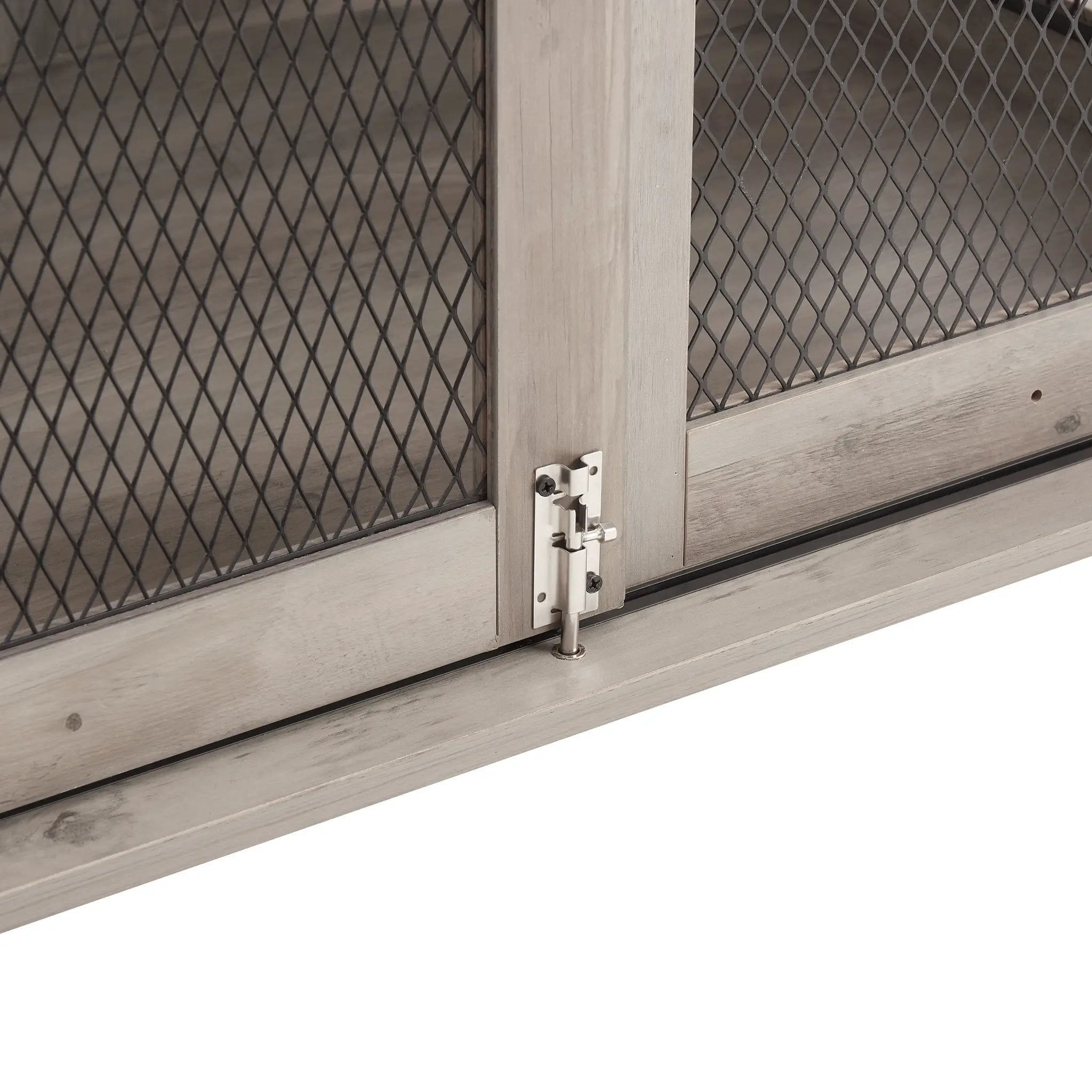 Farmhouse Dog Cage Crate Furniture with Sliding Barn Door by HouseOfZazla