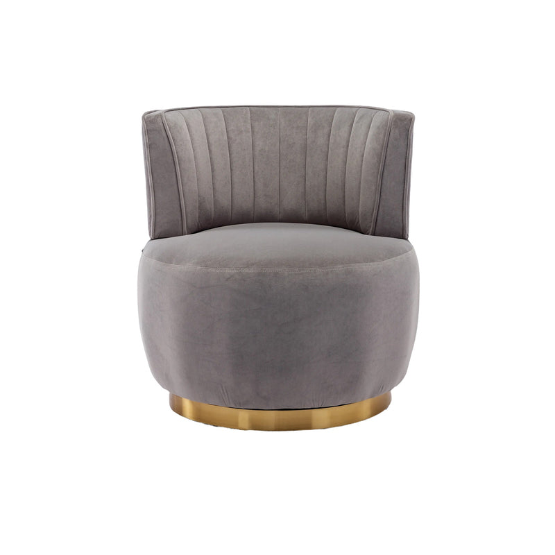 360 Degree Swivel Cuddle Barrel Accent Sofa Chairs by BLAKHOM