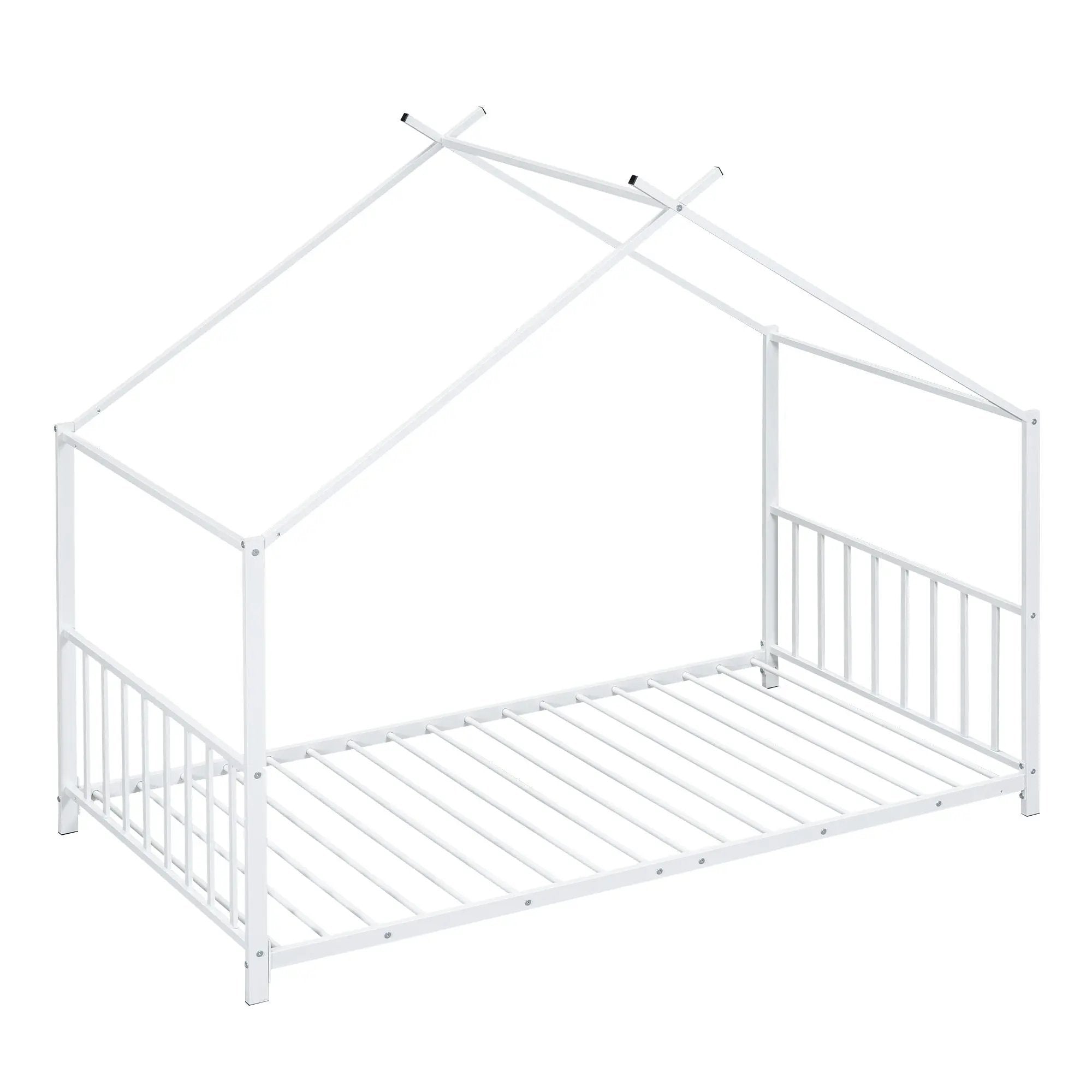 Metal House Platform Bed With Modern Design And Durable Frame by Unique Piece Furniture