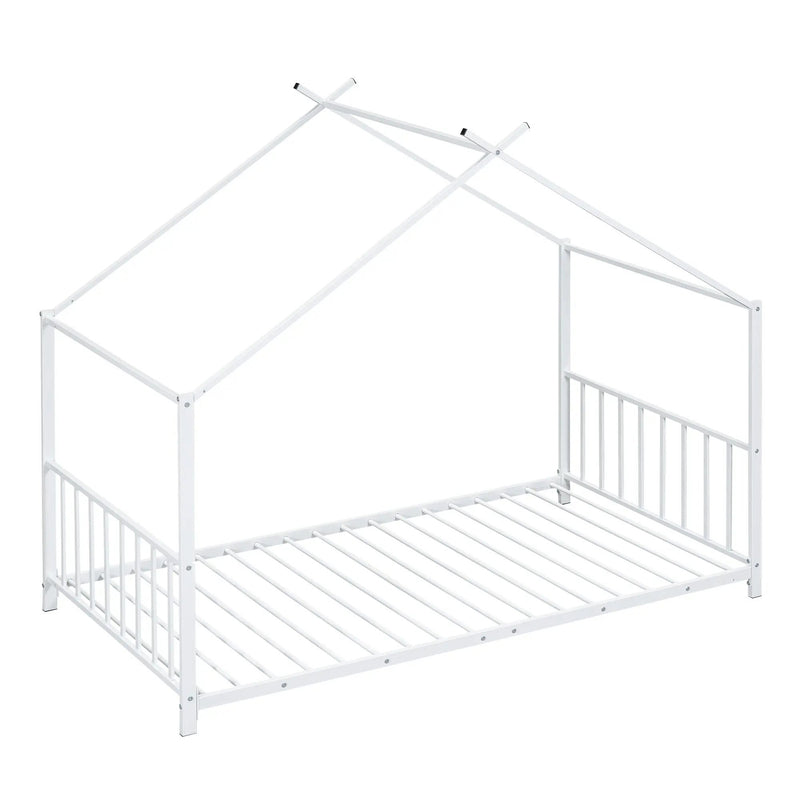 Metal House Platform Bed With Modern Design And Durable Frame by Unique Piece Furniture