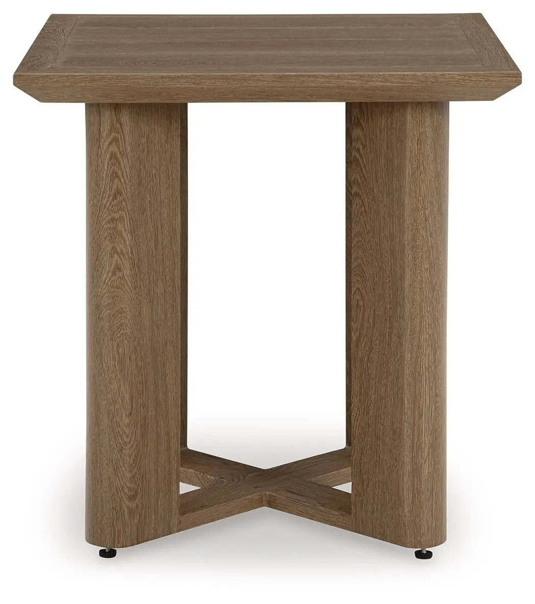 Serene Bay - Square End Table - Dark Brown by Unique Piece Furniture