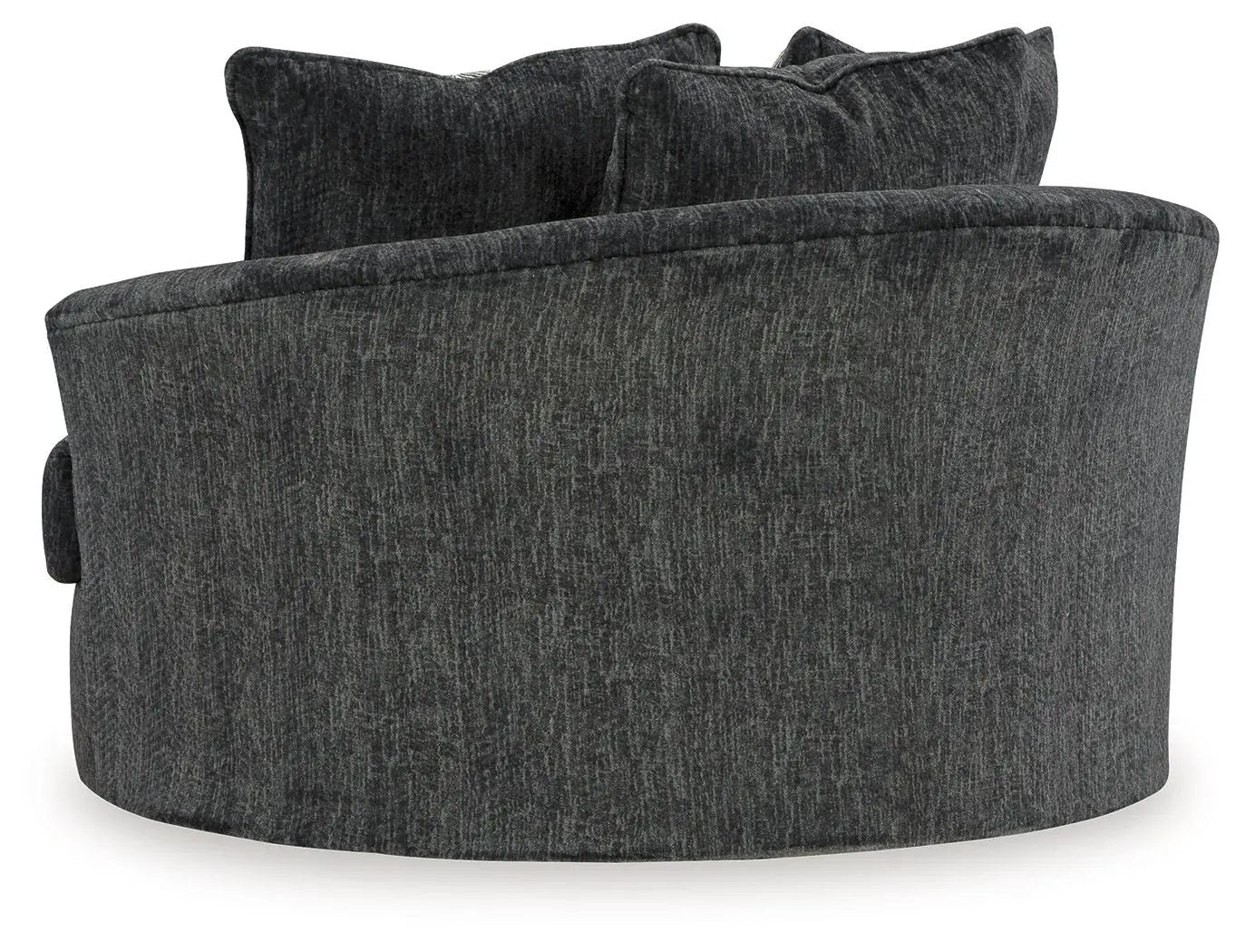 Biddeford - Oversized Swivel Accent Chair - Shadow by Unique Piece Furniture