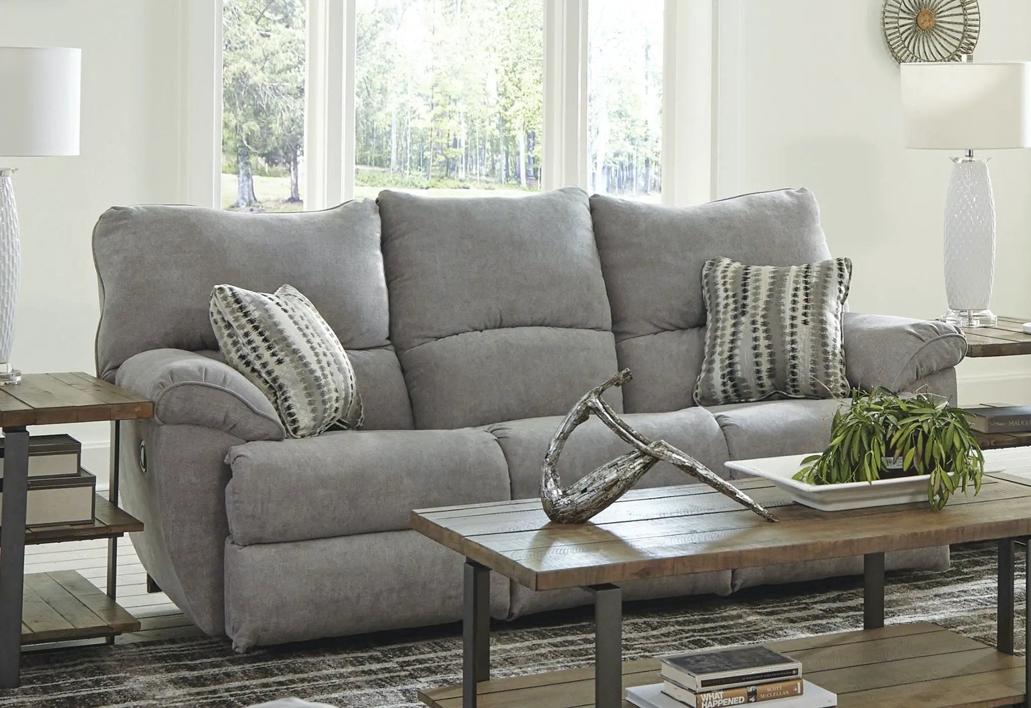 Sadler - Lay Flat Reclining Sofa by Unique Piece Furniture