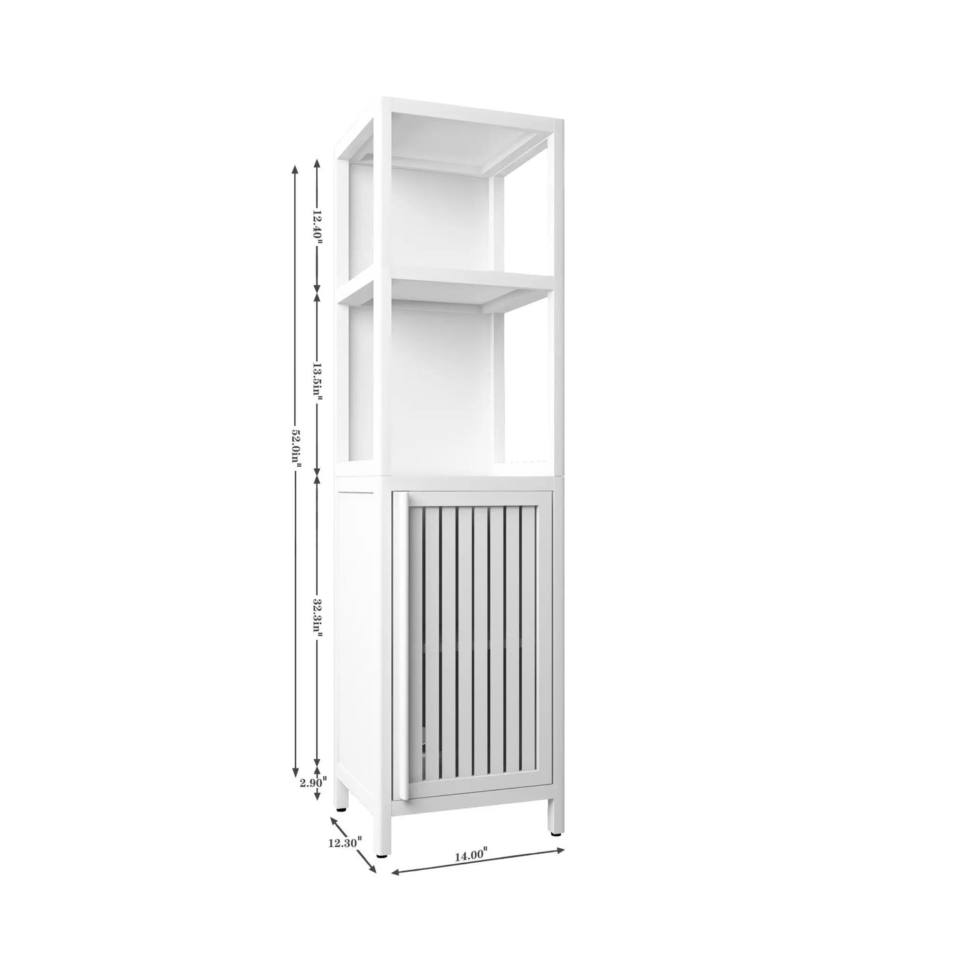 Storage Cabinet With Tall Tower, Multifunctional For Bathroom by HouseOfZazla