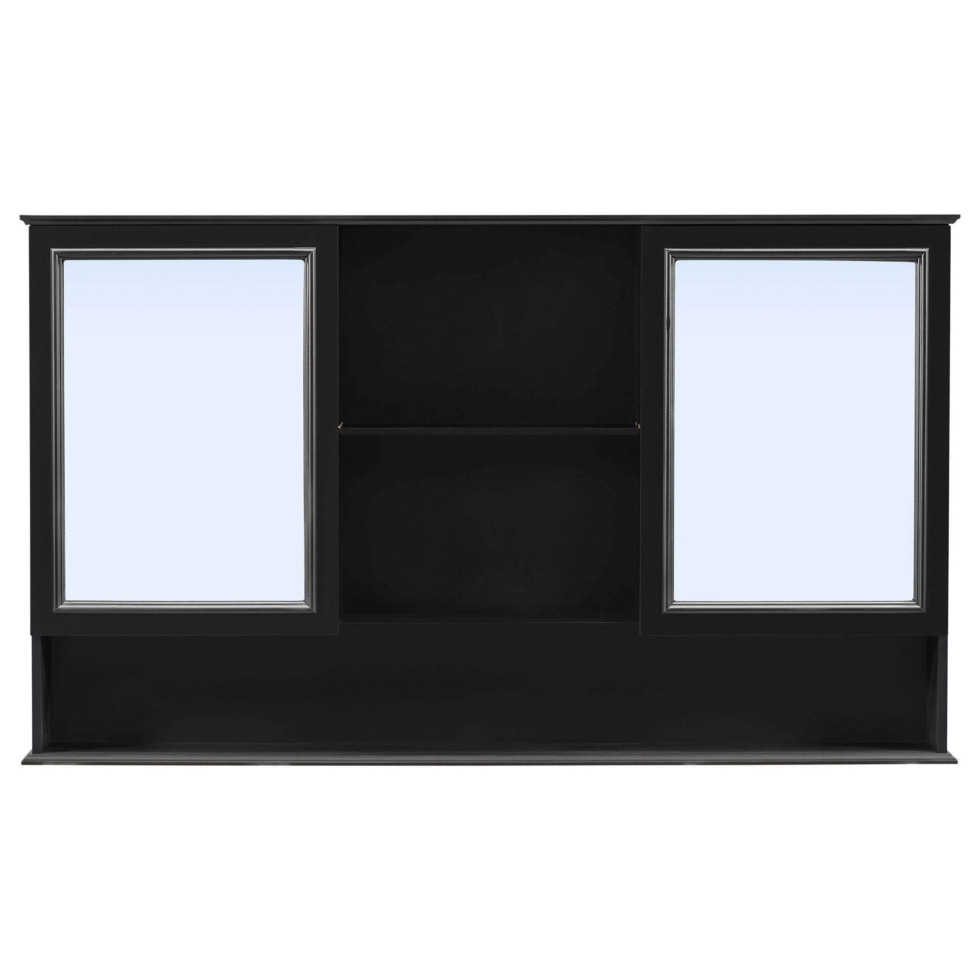 Wall Mounted Bathroom Medicine Cabinet With Double Mirrored Doors by HouseOfZazla