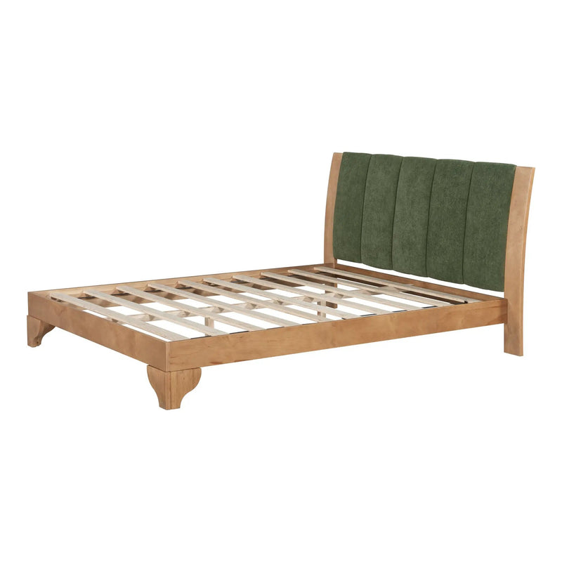 Premium Pine Wood Queen Bed Frame with Headboard by HouseOfZazla