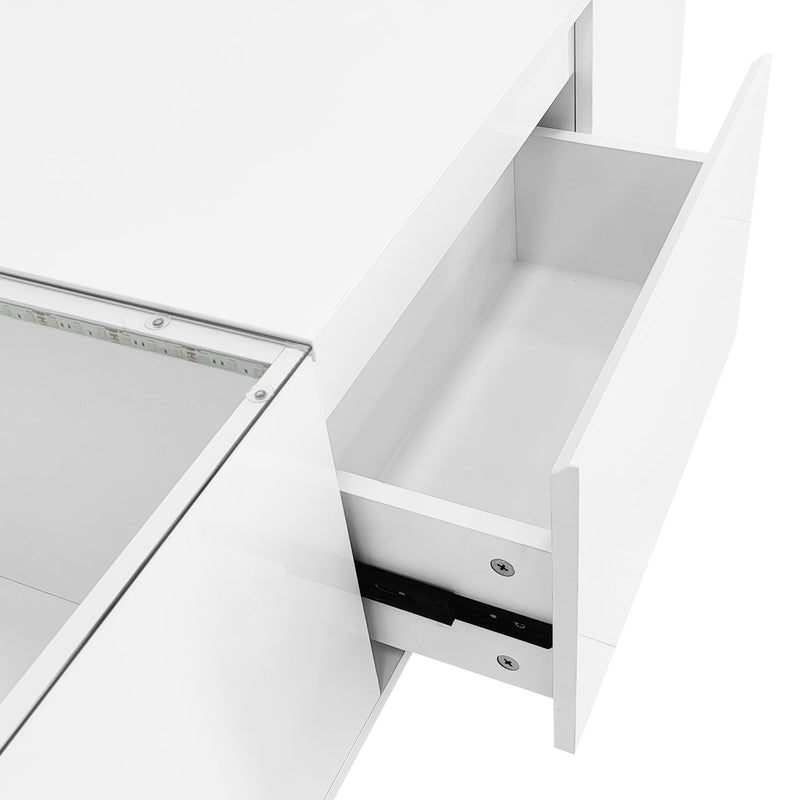LED Coffee Table, Modern Center Table by HouseOfZazla
