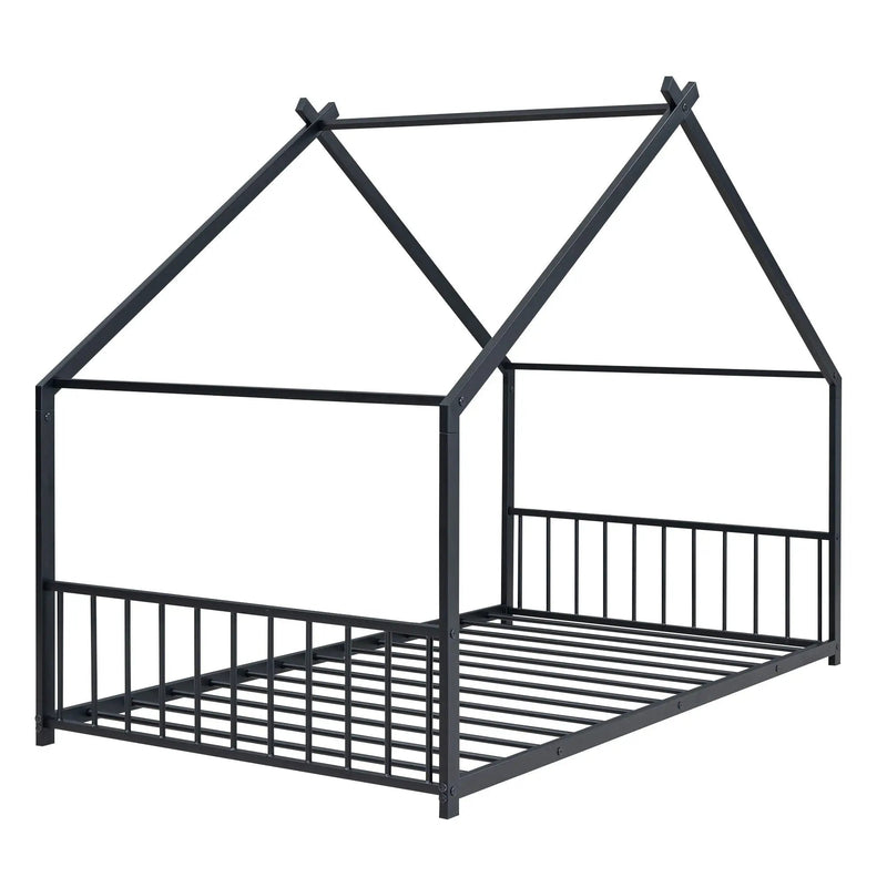Metal House Bed by Unique Piece Furniture