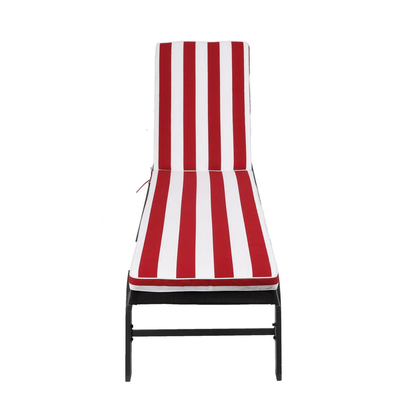 2 Pieces Set Outdoor Lounge Chair Cushion Replacement Patio Furniture Seat by HouseOfZazla