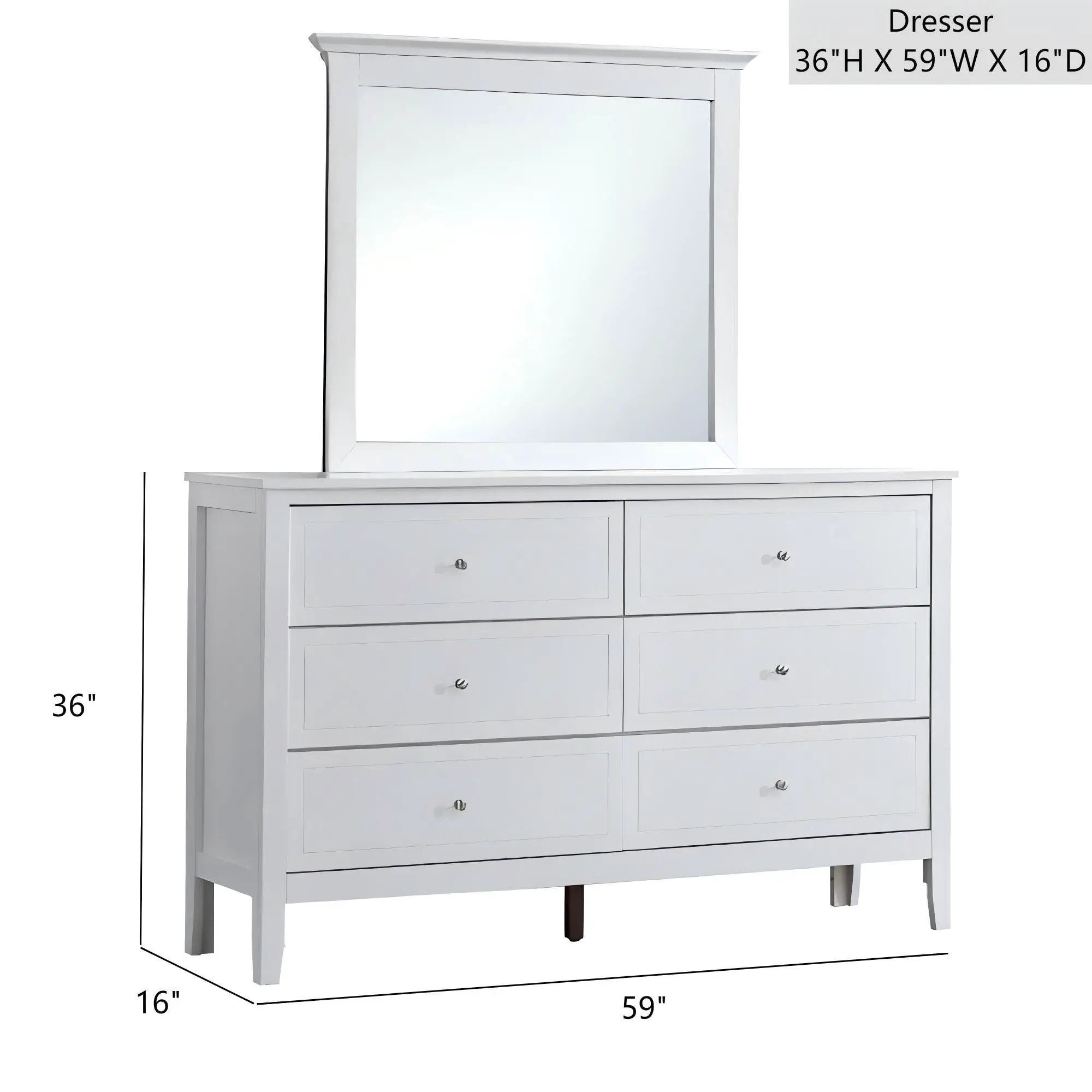 Daniel - Dresser, 6 Drawer