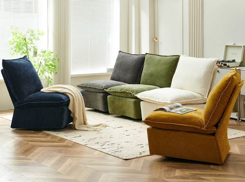 Detachable Single 360 Swivel Rocking Rocker, 360 Swivel Sofa Chair & Single Sofa Lounge, Comfortable Seating For Living Room & Bedroom Sofa 1 Piece by HouseOfZazla
