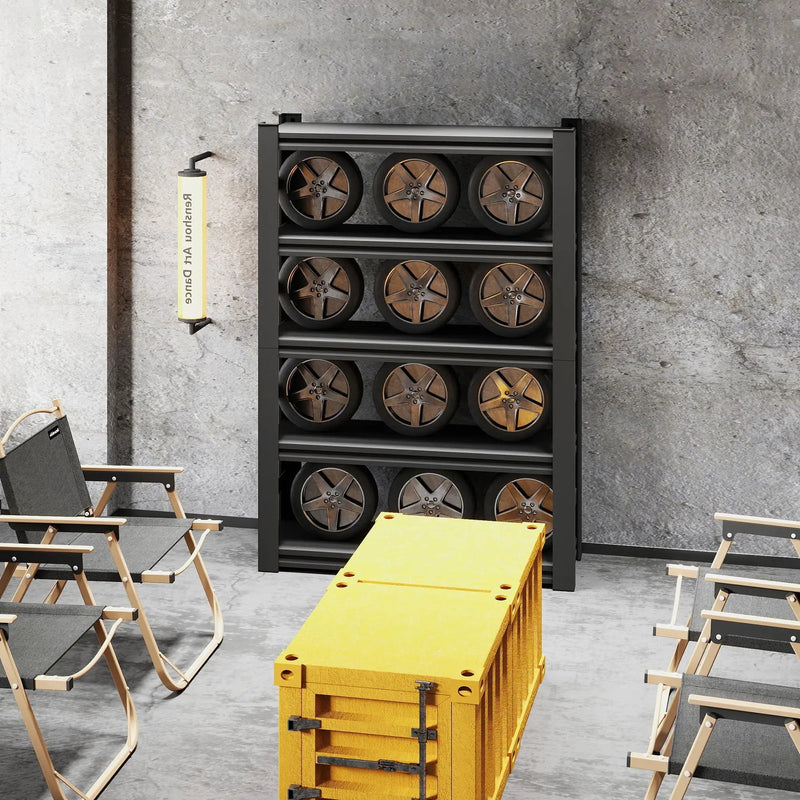 5 Tier Heavy Duty Shelving Unit Adjustable Shelving Units by HouseOfZazla