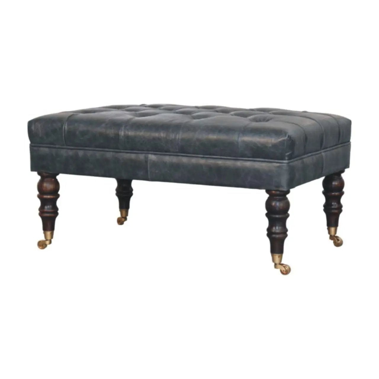 Buffalo - Ottoman With Castor Legs by HouseOfZazla