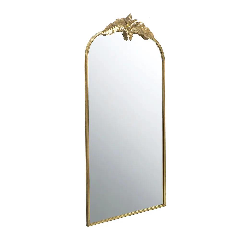 Arched Wall Mirror With Metal Frame, Wall Mirror For Living Room by Unique Piece Furniture