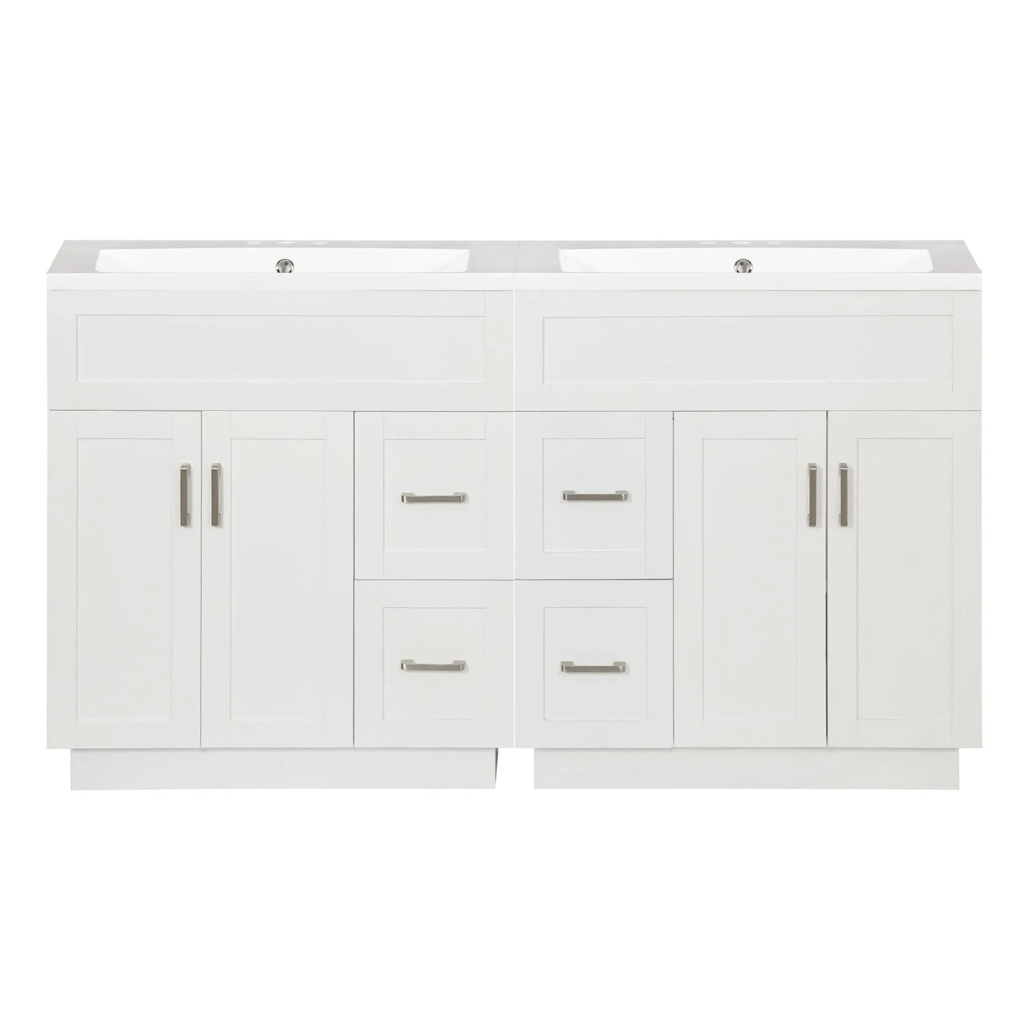 Bathroom Vanity With 2 Doors, 2 Drawers, Adjustable Shelf, Hidden Slides & Soft Close Hinges by Unique Piece Furniture