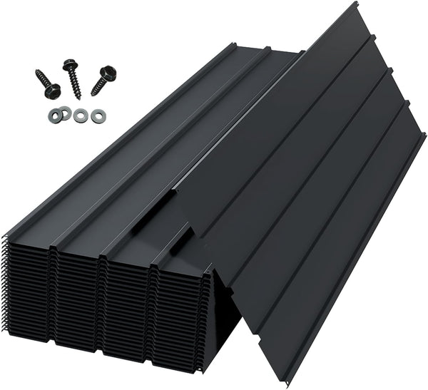 20 PCS Metal Roofing Panels, Galvanized Steel, Waterproof, Heavy Duty