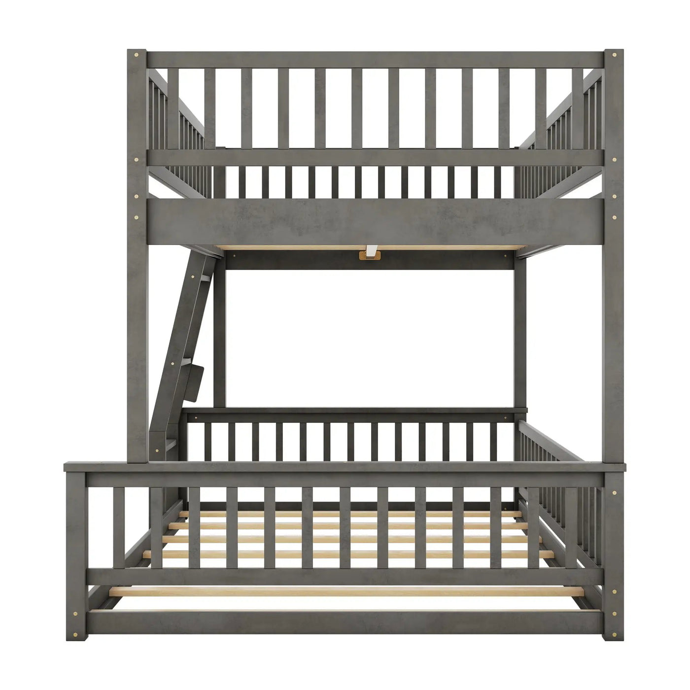 Bunk Bed With Ladder And Guardrails by HouseOfZazla