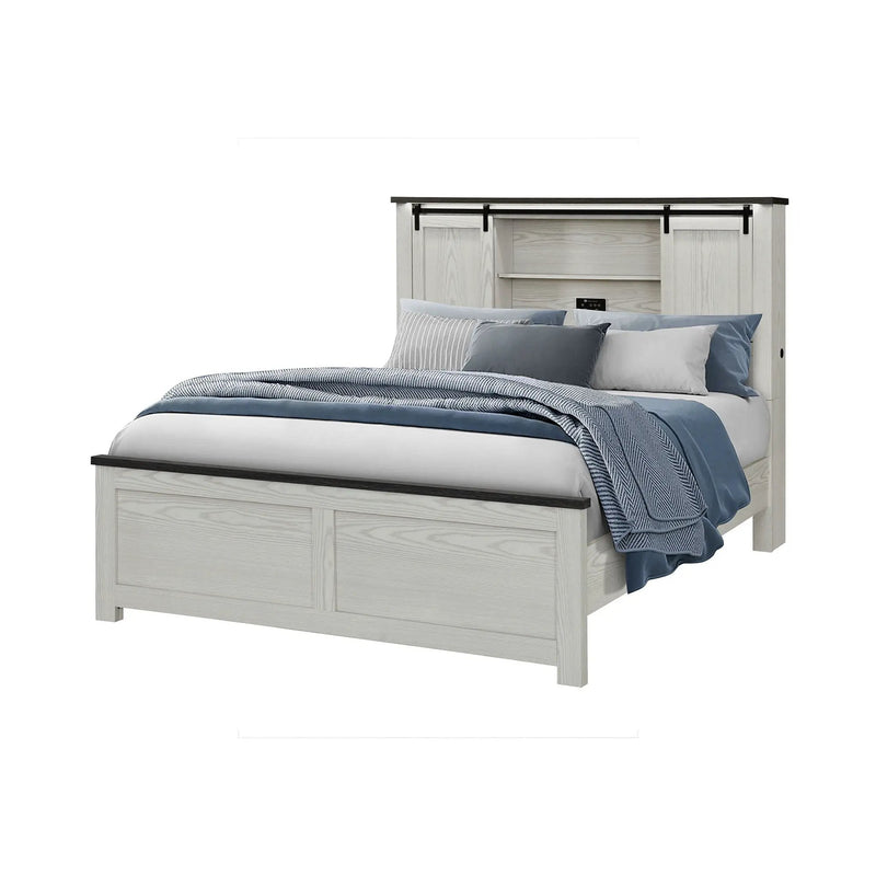 Avery - Bed With Bookcase Headboard by Unique Piece Furniture