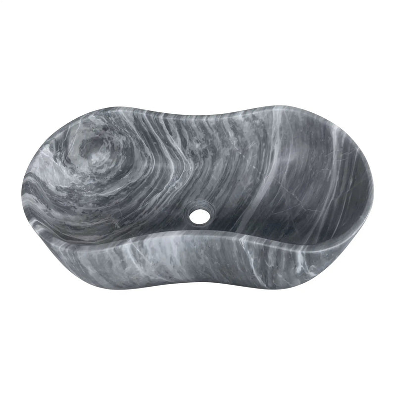 Bathroom Vessel Sink With Wavy Design by HouseOfZazla