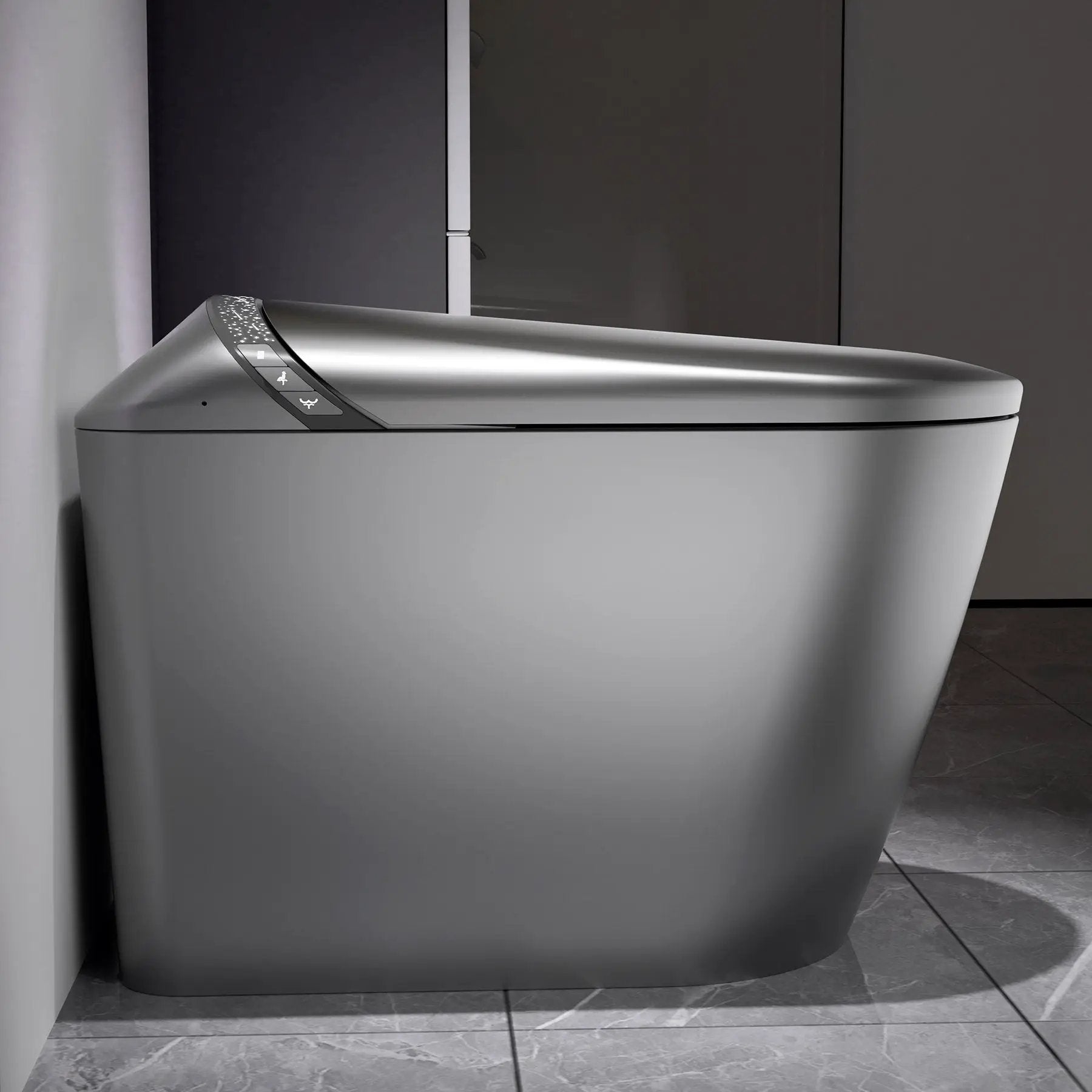 Starry Night Light Smart Toilet with Built-In Bidet by HouseOfZazla