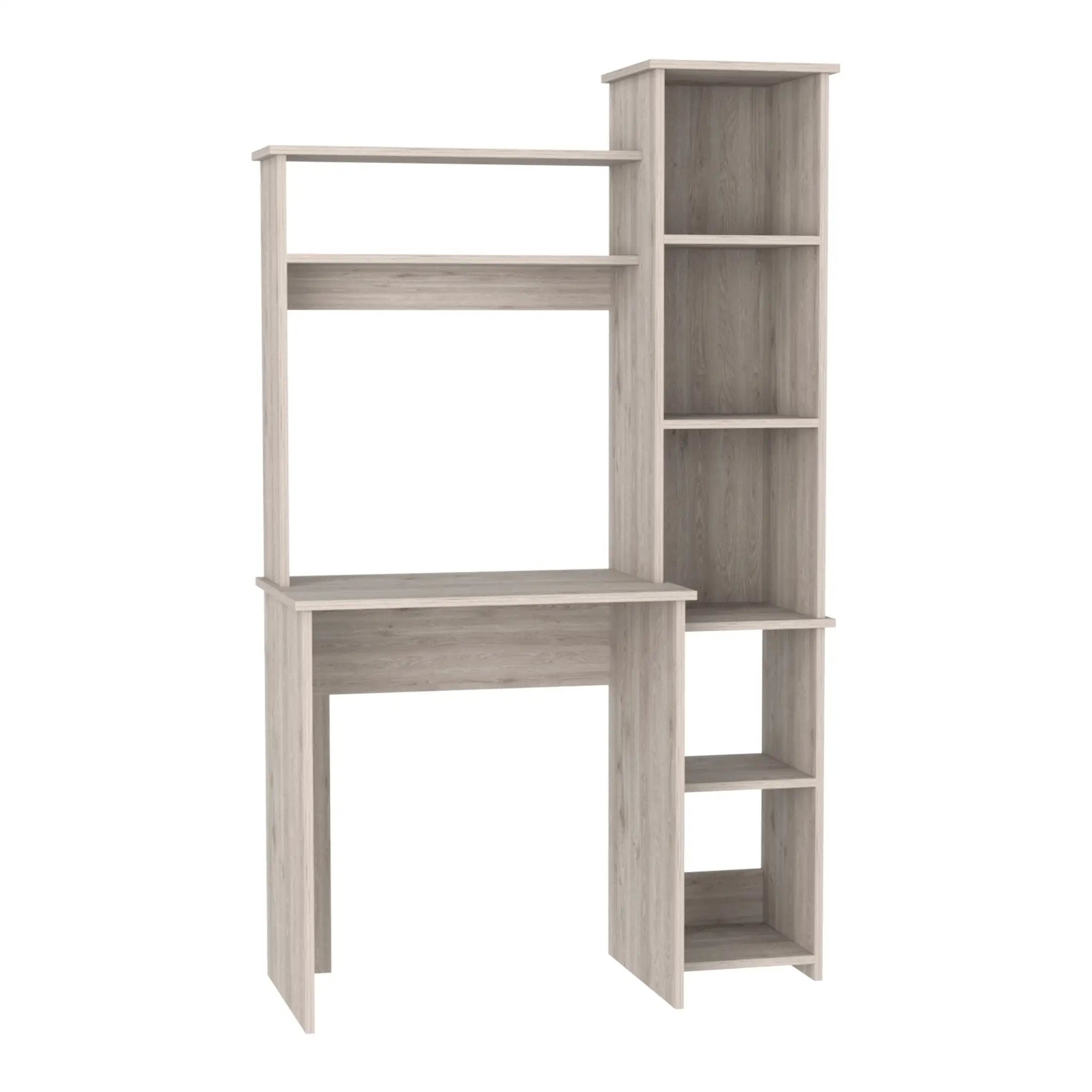 Versalles Writing Desk, Two Superior Shelves, Five Cubbies - Light by HouseOfZazla