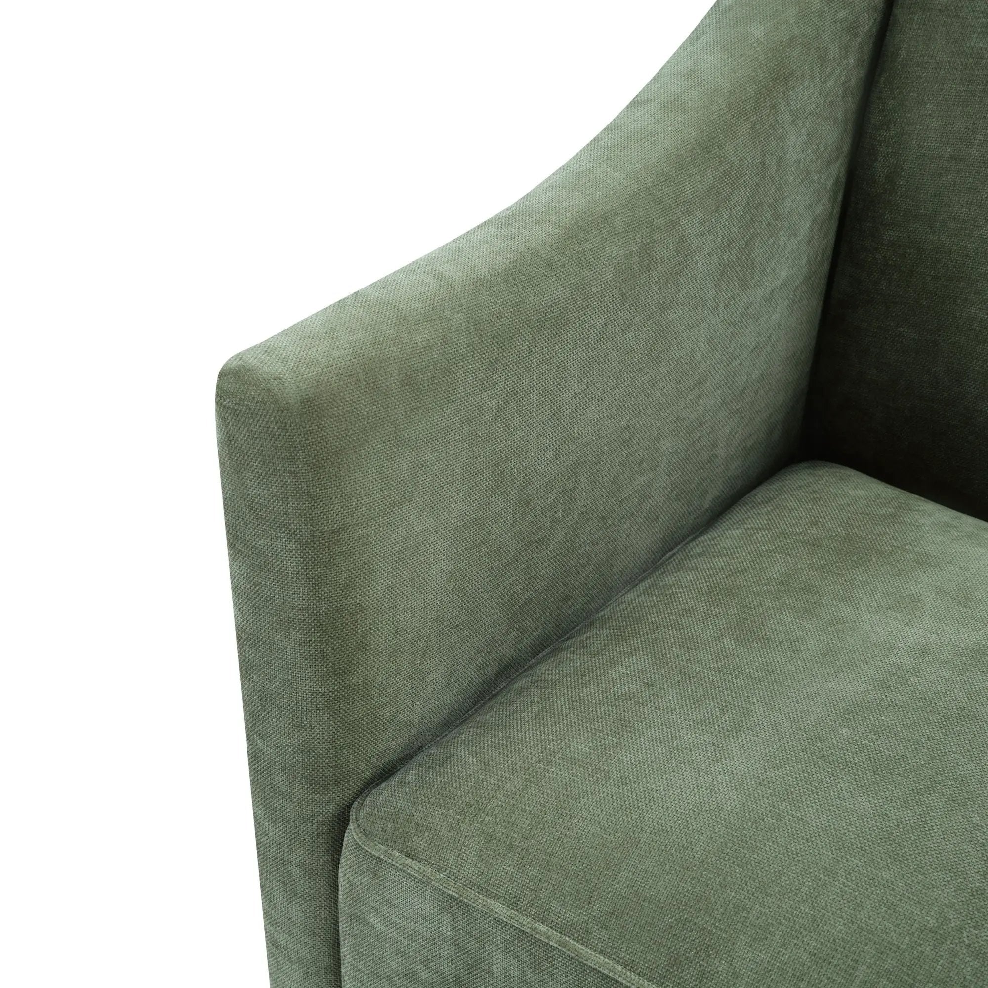 Barrel Accent Chair With Enclosed Arms by HouseOfZazla