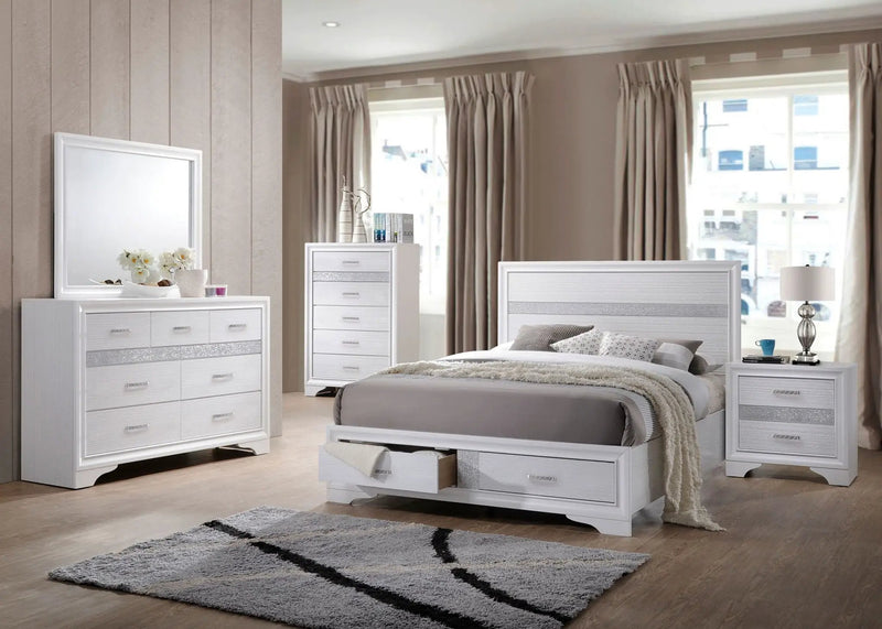 Miranda 5-piece Queen Bedroom Set White by Unique Piece Furniture