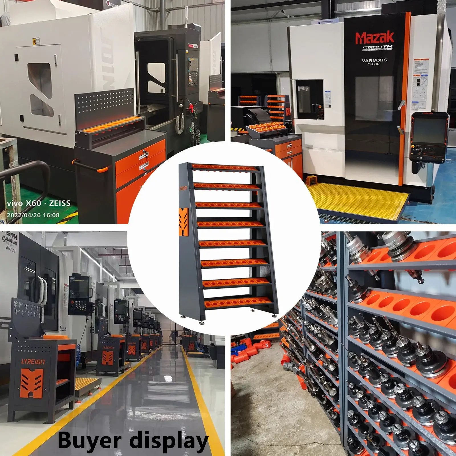 Multifunctional CNC Tool Rack CAT40 Tool Holder by HouseOfZazla