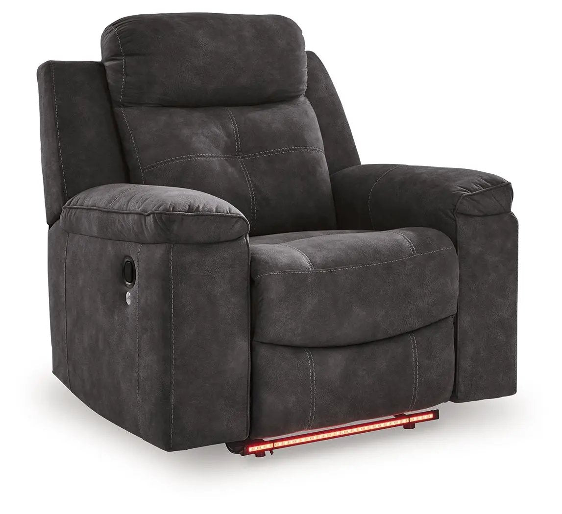 Brysonview - Zero Wall Recliner - Charcoal by Unique Piece Furniture