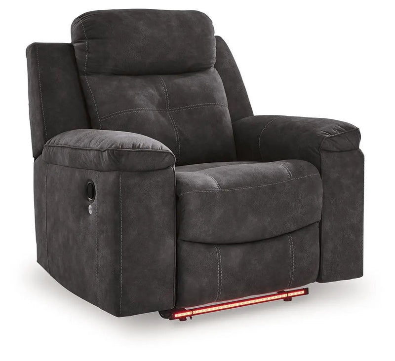 Brysonview - Zero Wall Recliner - Charcoal by Unique Piece Furniture