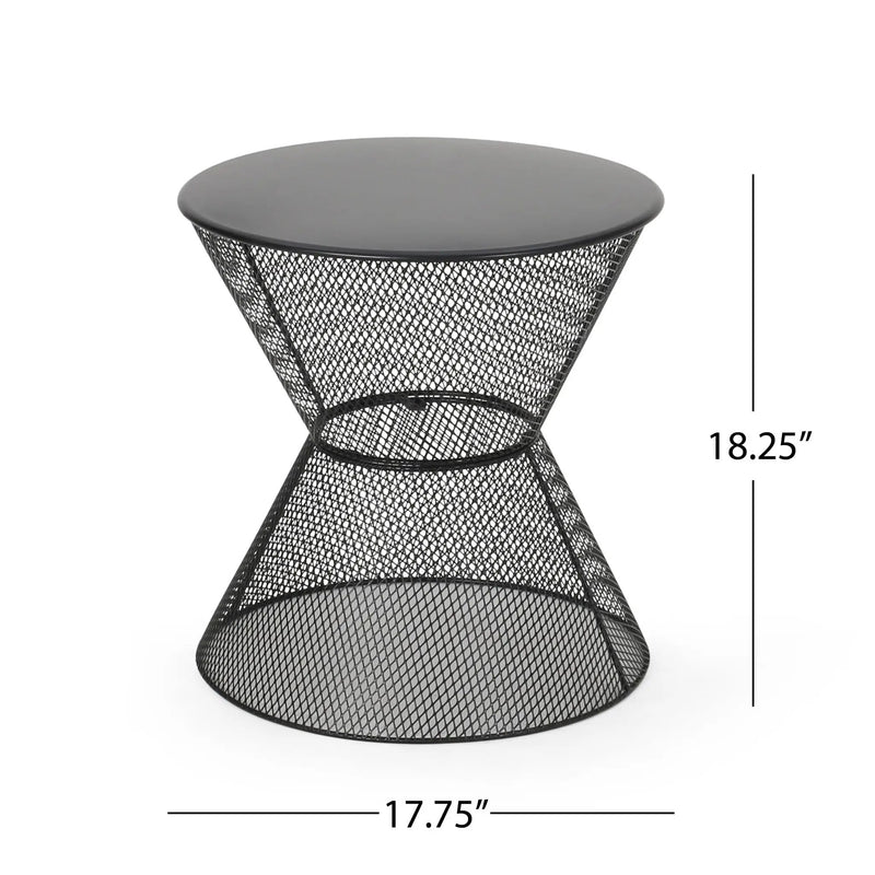 Nevada Contemporary Side Table With Design by HouseOfZazla