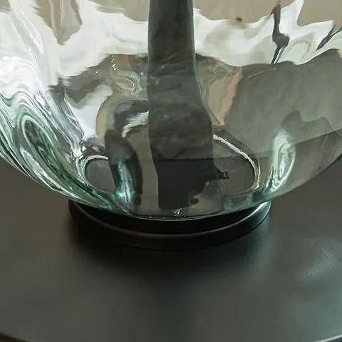Airbal - Glass Table Lamp (Set of 2) - Clear / Black by Unique Piece Furniture