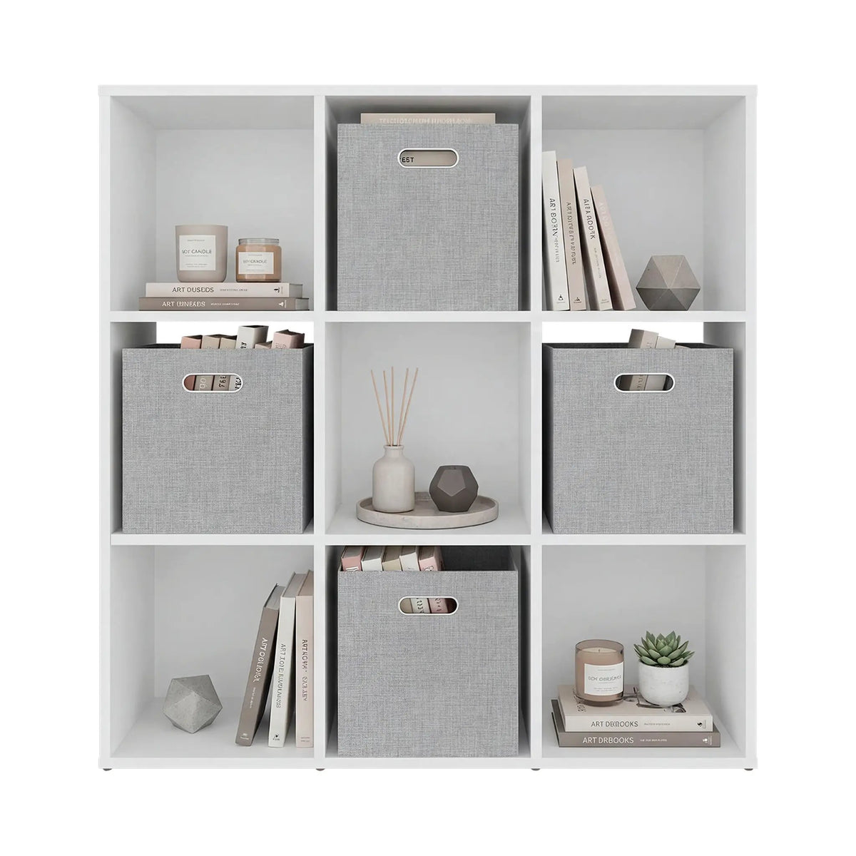 Lena 9-Cube Storage Organizer Bookcase by HouseOfZazla