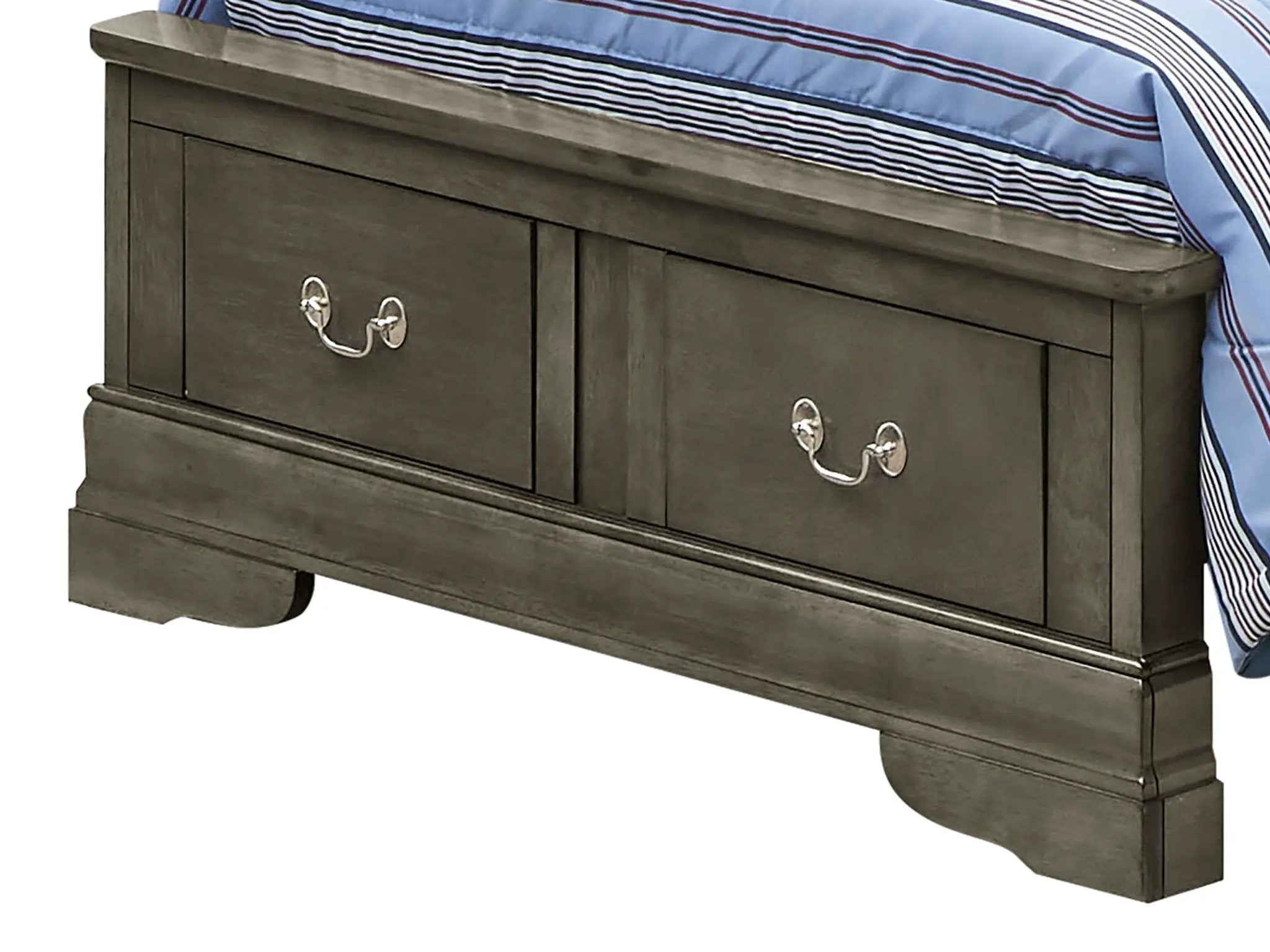 Upholstered Panel Sleigh Bed Design by HouseOfZazla