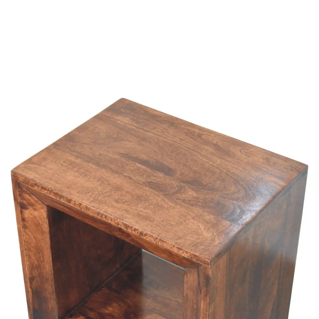 Solis - Open Side Table - Brown by HouseOfZazla