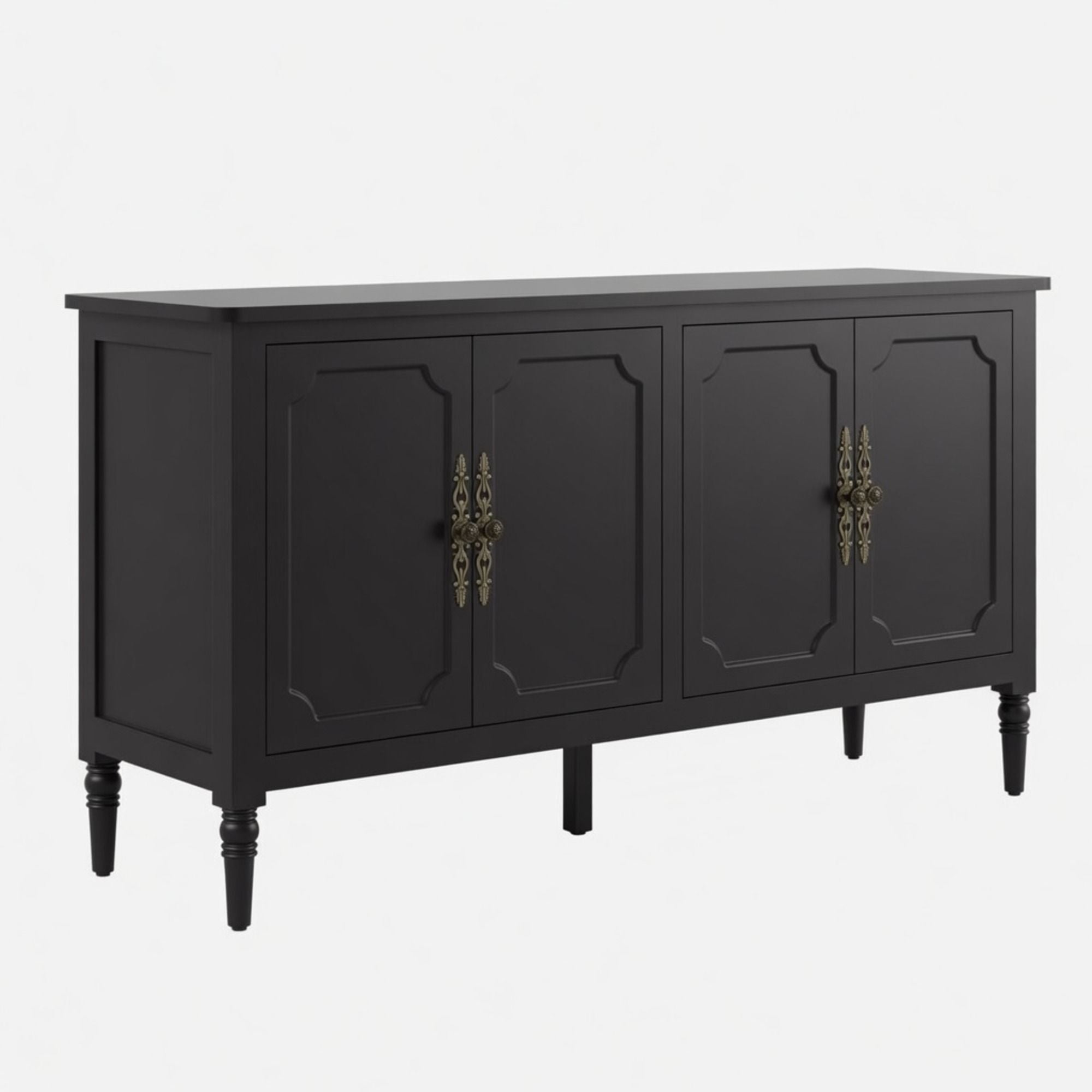Vintage Buffet Cabinet With Adjustable Shelves by HouseOfZazla