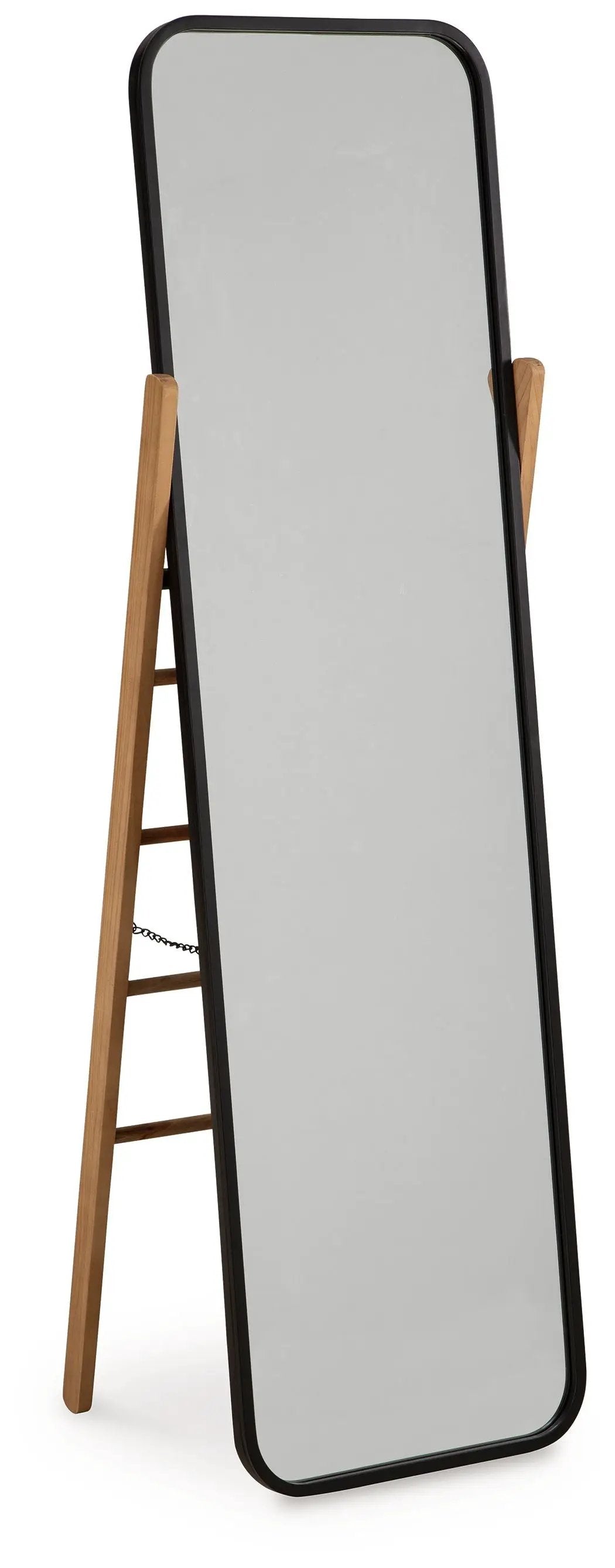 Bronick - Floor Mirror - Black / Brown by Unique Piece Furniture