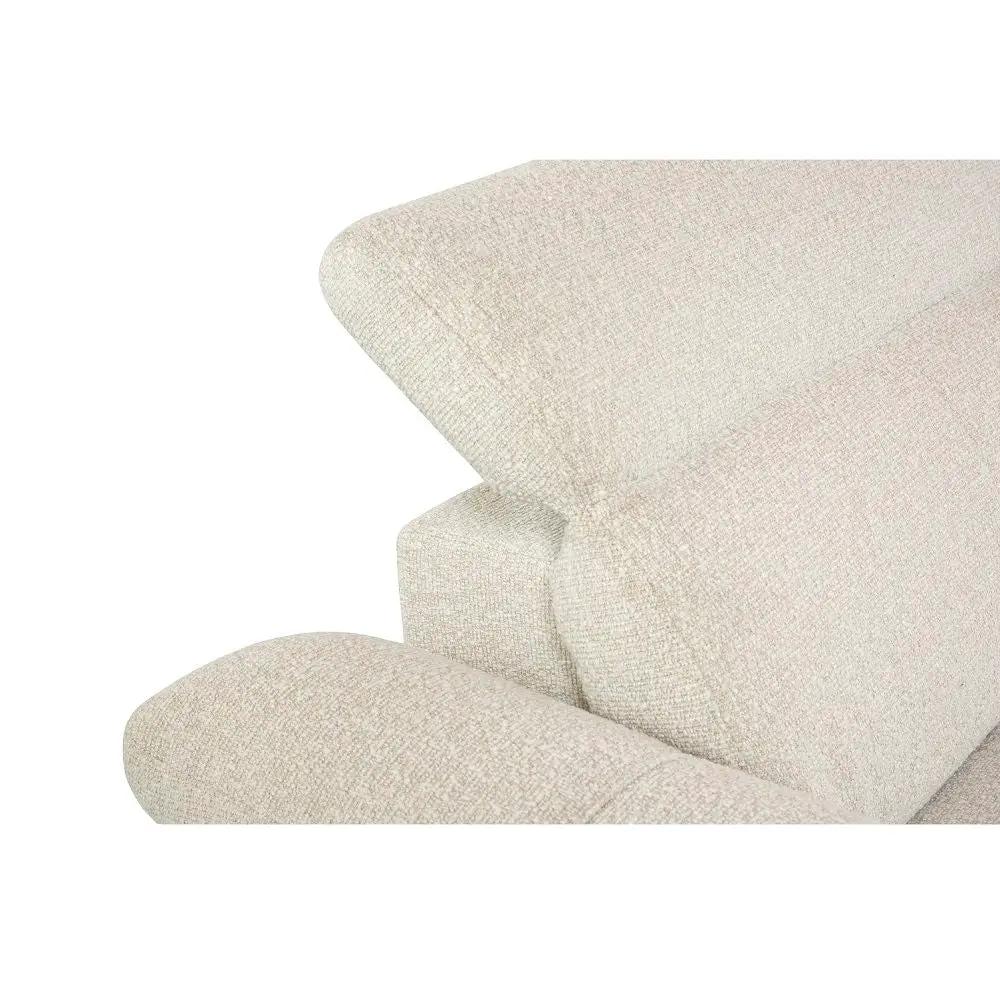 Dayana - Power Motion Sectional Sofa - Beige Boucle by Unique Piece Furniture