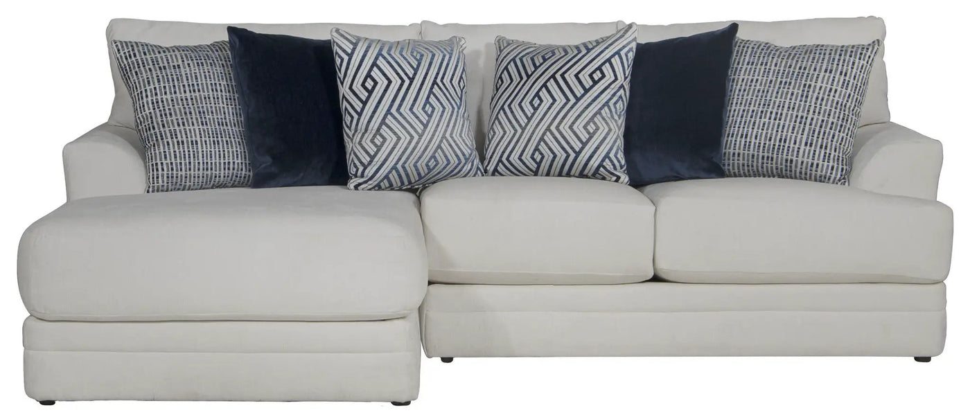 Polaris - Sectional With Comfort Coil Seating And Accent Pillows Included by Unique Piece Furniture