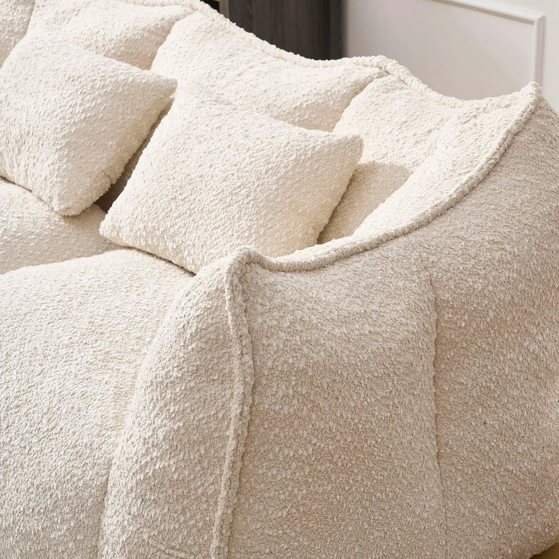 Comfortable Dual Beanbag Chair With High Resilience Foam Core For 2 People by HouseOfZazla