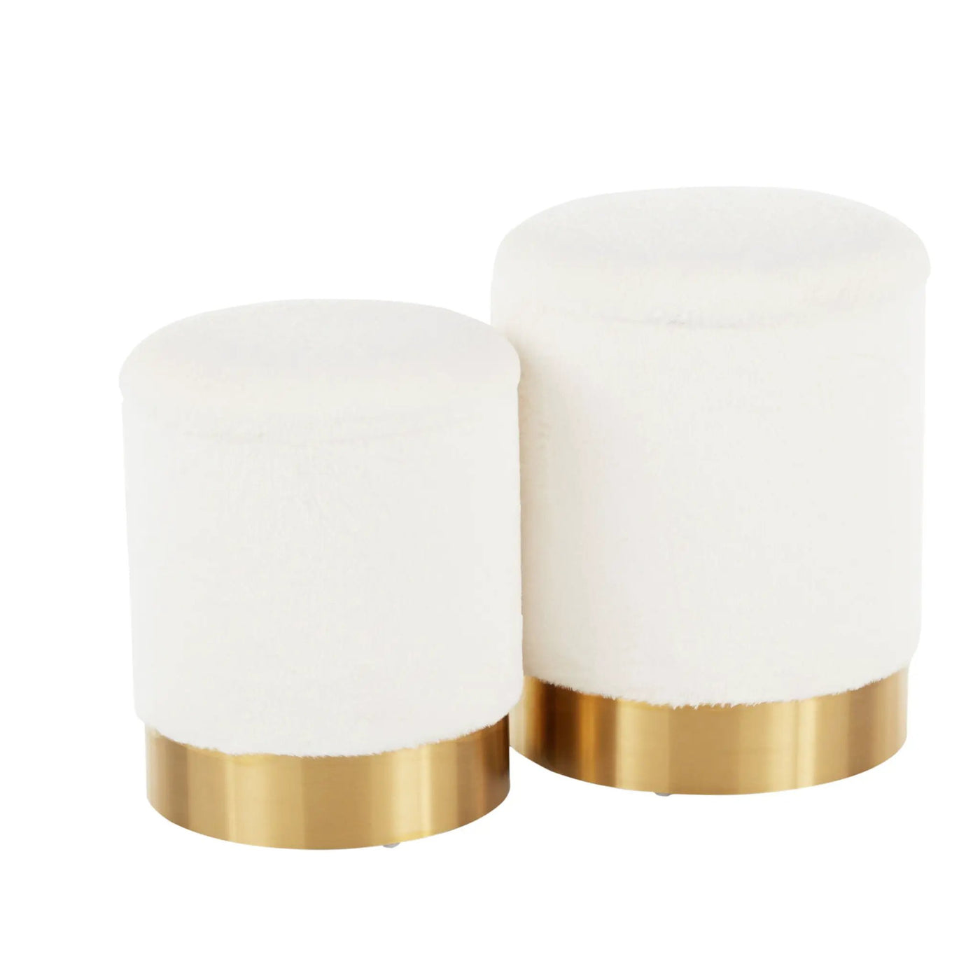 Marla - Contemporary Nesting Ottoman Set by HouseOfZazla