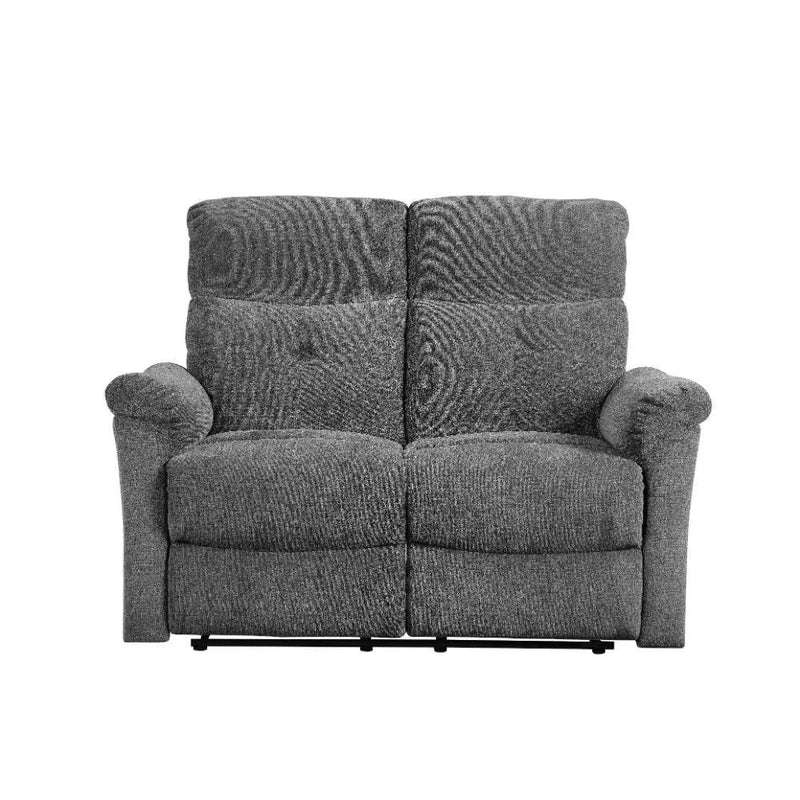 Treyton - Motion Loveseat - Gray Chenille by Unique Piece Furniture