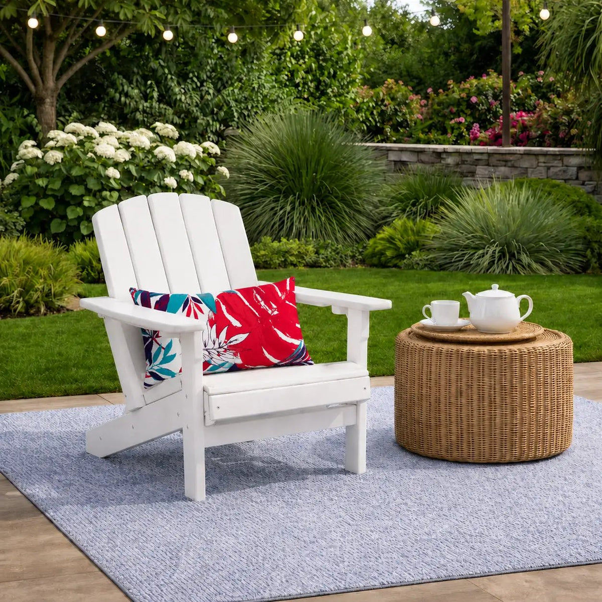 2 Pack Outdoor Lumbar Pillow Covers - Tropical Leaves by HouseOfZazla