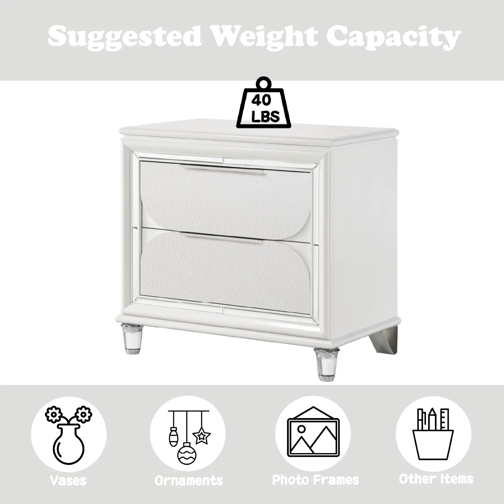 Tarian - Nightstand - White by Unique Piece Furniture