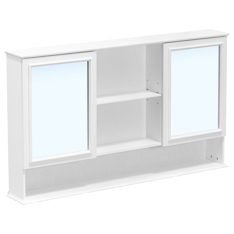 Wall Mounted Bathroom Medicine Cabinet With Double Mirrored Doors by HouseOfZazla