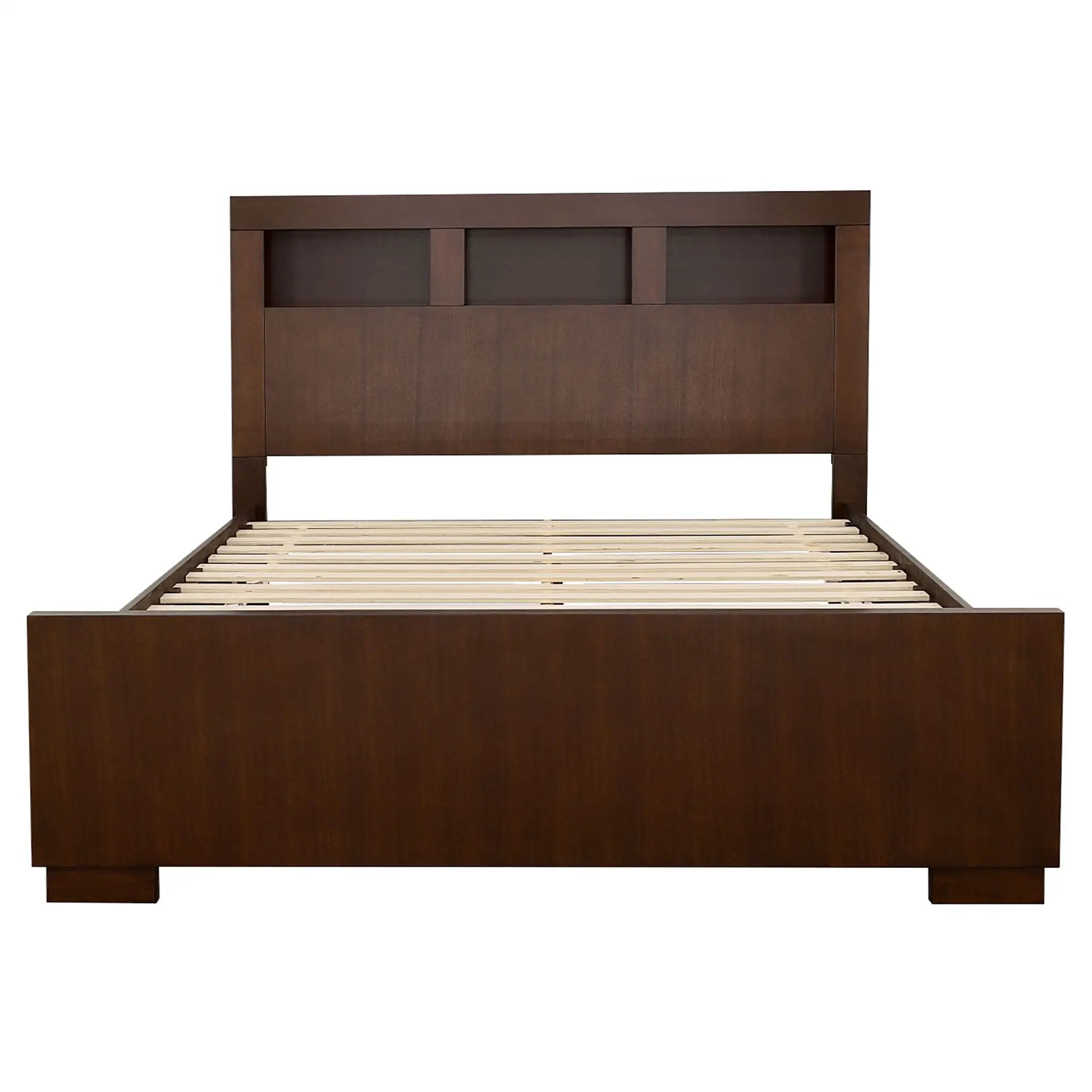 Jessica 4-piece California King Bedroom Set Cappuccino by Unique Piece Furniture