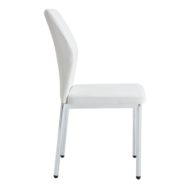 Luxury Simple High Resilience Dining Chair With Metal Legs by HouseOfZazla